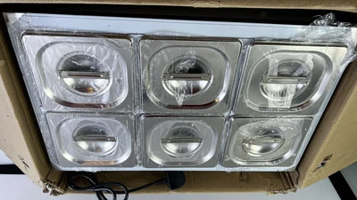 £59 • Buy Electric Food Warmer Stainless Steel Bain Marie Buffet Warmer 1500W, Temperature