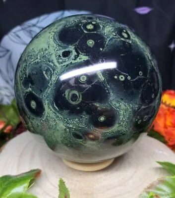 Huge Kambaba Jasper Crystal Sphere 2.7kg 12cm Stromatolite Crocodile Rock • £225