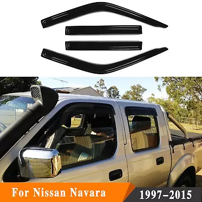 Weather Shields Fits Navara D22 Dual Cab 97-15 Weathershields • $39.59