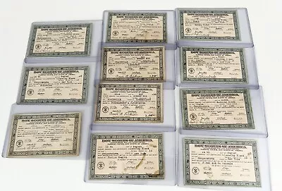 (11) BSA BOY SCOUT EAGLE BADGE CERTIFICATES 1920's NEW YORK CONNECTICUT • $19.99