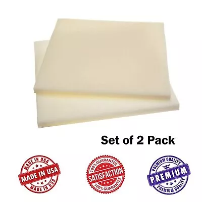 Dream Solutions USA Upholstery Visco Memory Foam Square Sheets - 2 Pack... • $40.44