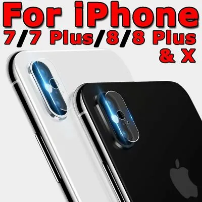 $2.45 • Buy Camera Tempered Glass Screen Film Back Protector For Apple IPhone 6 7 8 Plus X