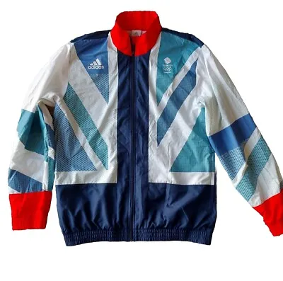 London 2012 Tracksuit Presentation Jacket Men's Medium Adidas Olympic Team GB • £48