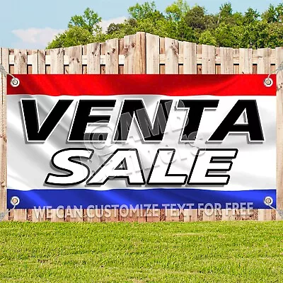 VENTA Advertising Vinyl Banner Flag Sign SALE SPANISH CAR DEALERSHIP • $42.33