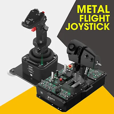 Orion 2 HOTAS Metal Flight Joystick Flight Stick For Flight Simulationuv • $915.99