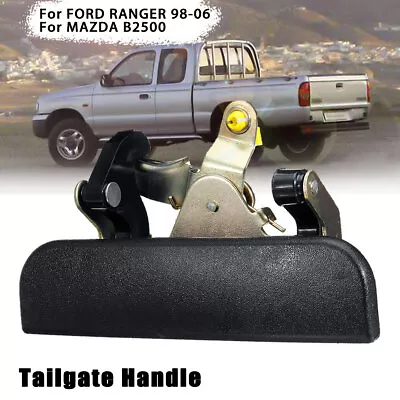 Fits Mazda Ford B2500 Ranger 1998 - 2006 Black Tailgate Back Door Handle • $26.93