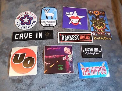 Rock Pop Metal Promotional Sticker Set Of 10 Stickers Lot#75 • $7