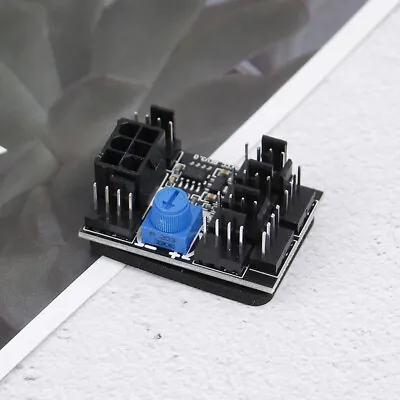 Chassis Fan PWM Hub Speed Controller High Power Support DC12V 3PIN/4PIN S'RZ • $8.35