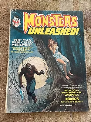 Monster Unleashed  Magazine 1 1st App Solomon Kane VG • $25