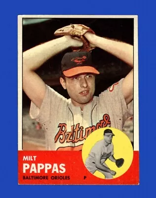 1963 Topps Set-Break #358 Milt Pappas EX-EXMINT *GMCARDS* • $0.79