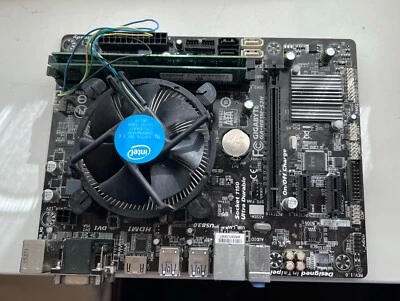 £84.99 • Buy Intel Core I5 4460 CPU + Gigabyte H81M- S2H Motherboard + 16GB RAM Bundle