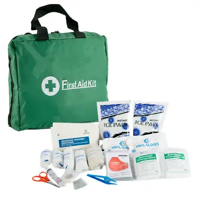 £10.75 • Buy 90 Piece First Aid Kit Bag Medical Emergency Kit. Travel Home Car Taxi Workplace