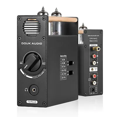 Mini MM/MC Phono Preamp Vacuum Tube Pre-amplifier For Turntables Headphone Amp • $64.99