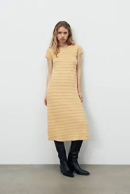$16.99 • Buy Zara Knit Dress With Contrast Detail Size S