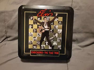 Elvis Presley Checkers & Tic Toe Collection Edition Game Set - Good Condition • $15