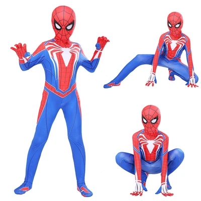 $23.39 • Buy Spider-Man PS4 Insomniac Games Kids Halloween Cosplay Party Fancy Costume Suit