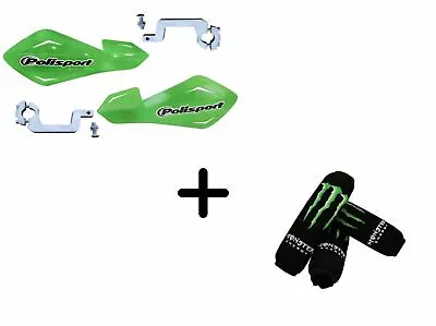 Green Energy Guards & Shock Sox Kit YFZ450 BB-W Bill Balance Edt 2007 • £55.45