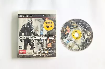 PlayStation 3 PS3 - Crysis 2 - Ex-Rental Complete With Manual • $4.10