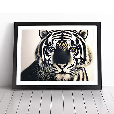 Tiger Art Vol.3 Wall Art Print Framed Canvas Picture Poster Decor Living Room • £18.95