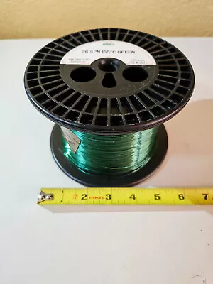 MWS Green Copper Magnet???Wire 26 SPN 155 Deg C. PW-13077-01 66228-01 5.2 Lbs • $95