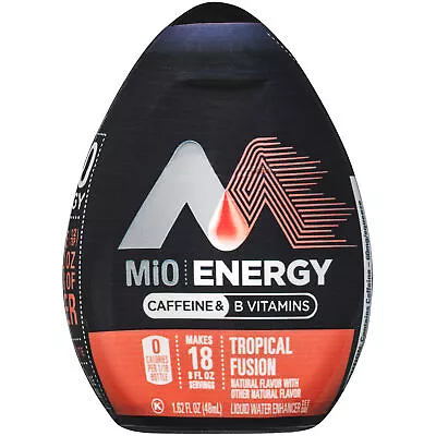 MiO Energy Liquid Water Enhancer Tropical Fusion - 1.62 Oz - Pack Of 6 • $31.90