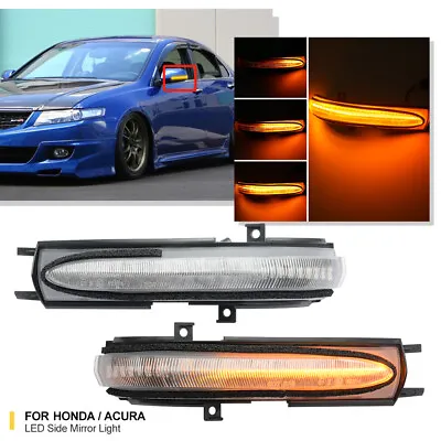 For Honda Accord Hybrid / Acura TSX Sequential LED Side Mirror Turn Signal Light • $49.99