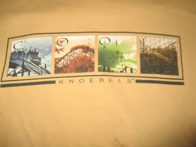 KNOEBELS  Cool  TWISTER - PHOENIX - BLACK DIAMOND (XL) T-Shirt ROLLER COASTERS • $25