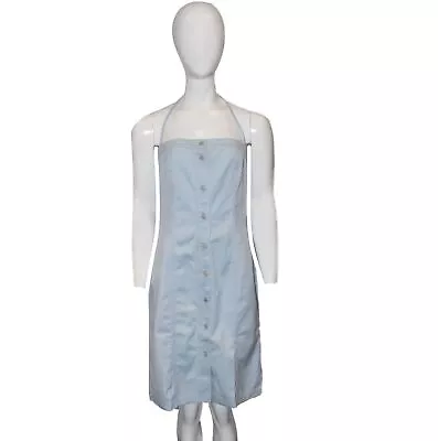 Marc O'Polo 14JEJ137 Dress Sky Blue Sleeveless Womens Dresses • £15