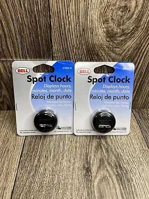 (2) Bell Automotive 37003 Stick-On Spot Clock - Black New Lot Of 2 • $18.99