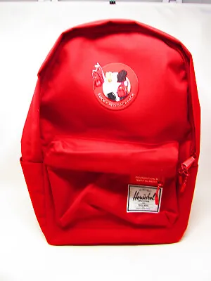 Herschel Spanx The Lucky Full Size Red Canvas Backpack. Very Rare! NEW W/ Tags • $76.99