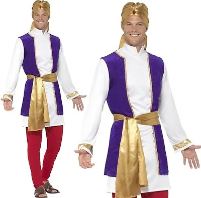 £37.99 • Buy Adult Mens Arabian Prince Fancy Dress Costume Aladdin Oufit By Smiffys