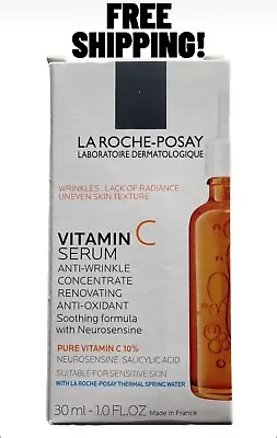 LA ROCHE-POSAY Vitamin C Serum Anti Wrinkle Anti Oxidant Smoothing Formula 🥇 • $26.99