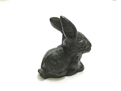 K-rac Rustic Cast Iron Small Rabbit Statue  (1184-0912) • $19.49