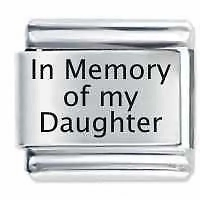 IN MEMORY OF MY DAUGHTER * Daisy Charm For 9mm Italian Modular Charm Bracelets • £4.36