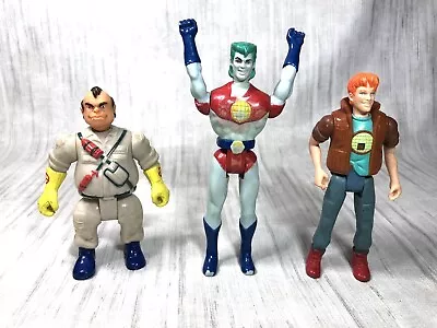 AF5 Captain Planet Action Figure Kenner Vintage Wheeler Sly Sludge Captain • $54.21