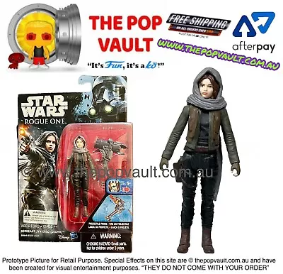 Star Wars Rogue One Sergeant Jyn Erso (jedha) With Projectile Firing Figure Bnib • $29.99