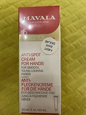 Mavala Anti-Spot Hand Cream - For Smooth & Young Looking Hands 30ml (92801) • £12.45