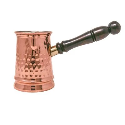 £36.59 • Buy Mug With Hammered And Long Wooden Handle Turkish Pot Warming Water Coffee 300ml