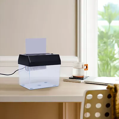 Strip Cut Shredder Desktop Electric Paper Shredding Machine Office Portable • $18.91