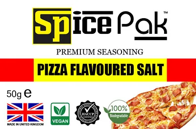 Pizza Flavour Salt | Chips | Premium Organic | Free Delivery P&p - Spice Pak - • £2.49