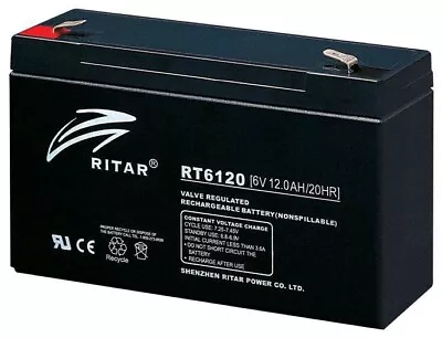 Toy Car BATTERY - 6V 12ah Battery- FOR JEEP/MINI/AUDI/RAPTOR AND MORE • £16.85