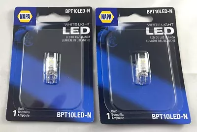 T10 LED Bulb Miniature Bulb NAPA LED 2 Pack BPT10LED-N Wattage 1 • $14.95