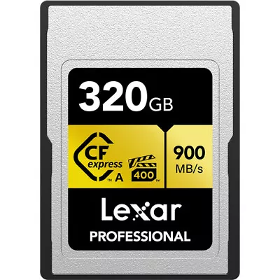 Lexar 320GB CFexpress Type A Gold Series Memory Card • $561.75