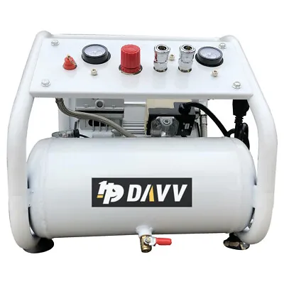 1 HP 2 Gal 7.6L Ultra Quiet Oil-free Portable Air Compressor 110V 3.9Cfm 0.8mpa • $179