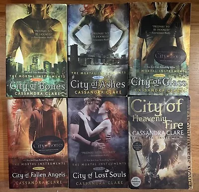 ‘THE MORTAL INSTRUMENTS’ ~ Lot Of 6 (1-6) YA Series Books By  Cassandra Clare • $24.99