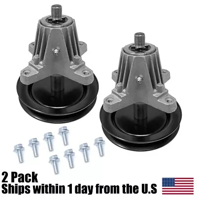 2PK Pulley Spindle Asy Fits Troy Bilt 918-04822A 618-04822A 918-04889 • $31.99