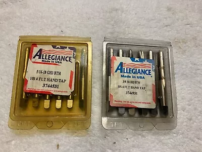 Allegiance Tap Sets USA 5/16-18 And 3/8-16 (2 Package) 3744531 3744931 • $25