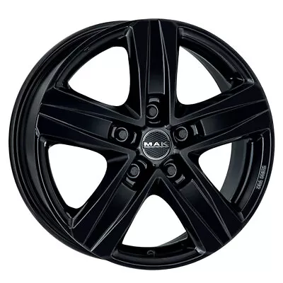 Alloy Wheel Mak Stone 5 For Mazda Mx-5 7.5x18 5x1143 Gloss Black B73 • $563.20