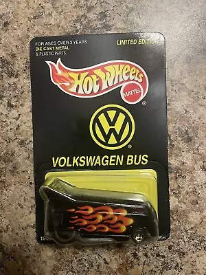 Vintage 1997 Hot Wheels Volkswagen Drag Bus VW Limited Edition 18665 Sealed • $22.99