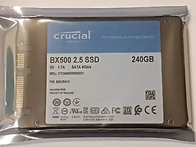 240 GB SATA III Crucial BX500 CT240BX500SSD1 SSD 3D Nand Tlc 25   Hard Drive • $232.72